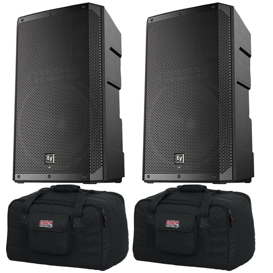 Electro Voice ELX200-10P 10-inch Powered Speaker Pair with Gator Totes - PSSL ProSound and Stage Lighting