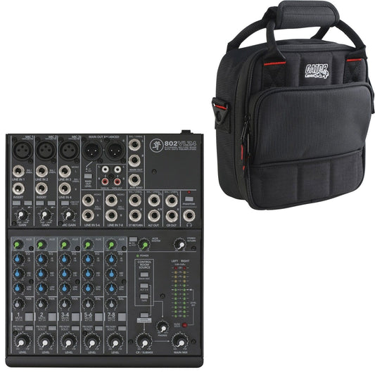 Mackie 802VLZ4 8-Channel Compact Mixer with Gator Bag - PSSL ProSound and Stage Lighting
