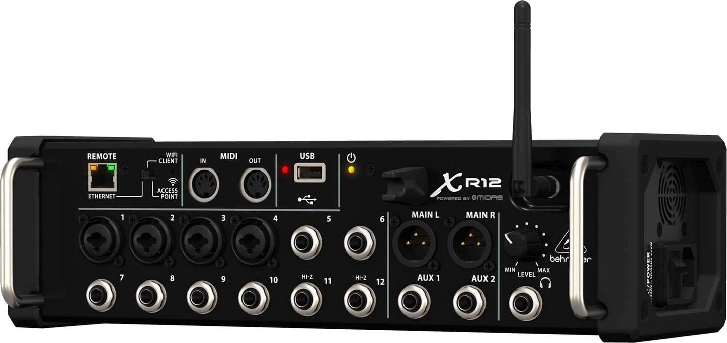 Behringer X Air XR12 12-Input Digital Mixer with Gator Bag - PSSL ProSound and Stage Lighting