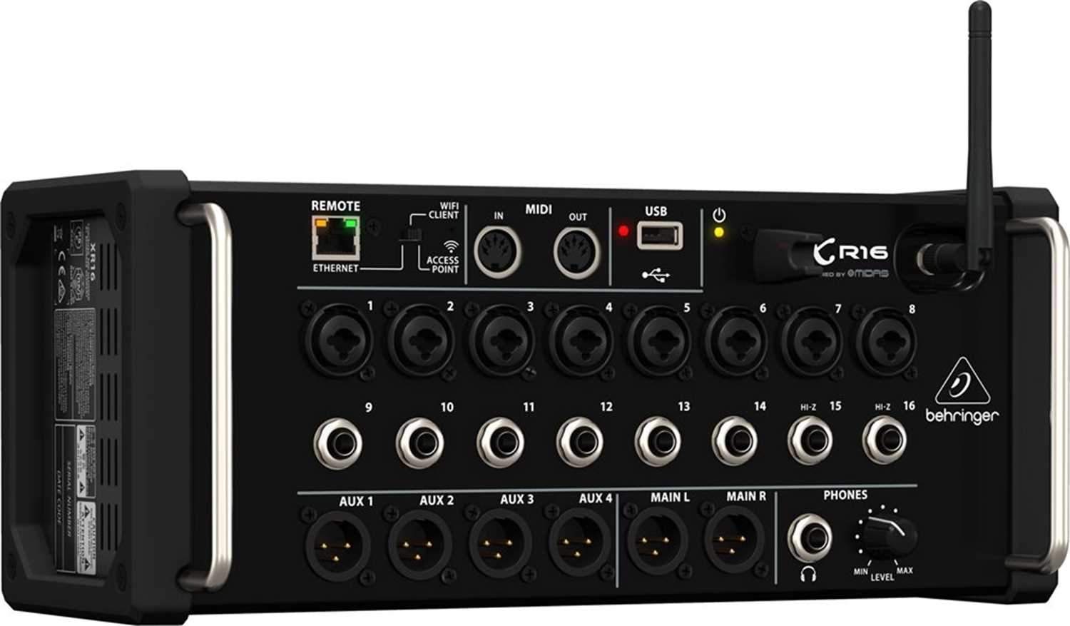 Behringer X Air XR16 16-Input Digital Mixer with Gator Bag - PSSL ProSound and Stage Lighting