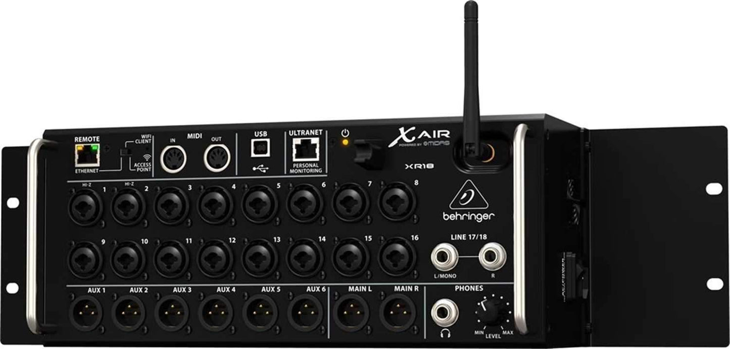 Behringer X Air XR18 18-Input Digital Mixer with Gator Bag - PSSL ProSound and Stage Lighting