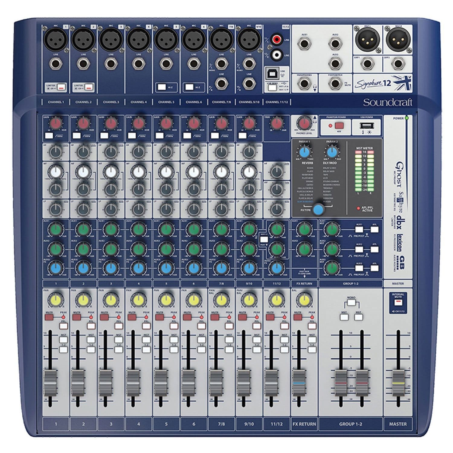 Soundcraft Signature 12 12-Channel Mixer with Gator Bag - PSSL ProSound and Stage Lighting