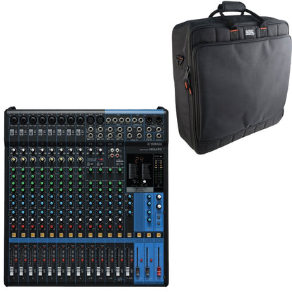 Yamaha MG16XU 16-Channel Mixer with Gator Bag - PSSL ProSound and Stage Lighting