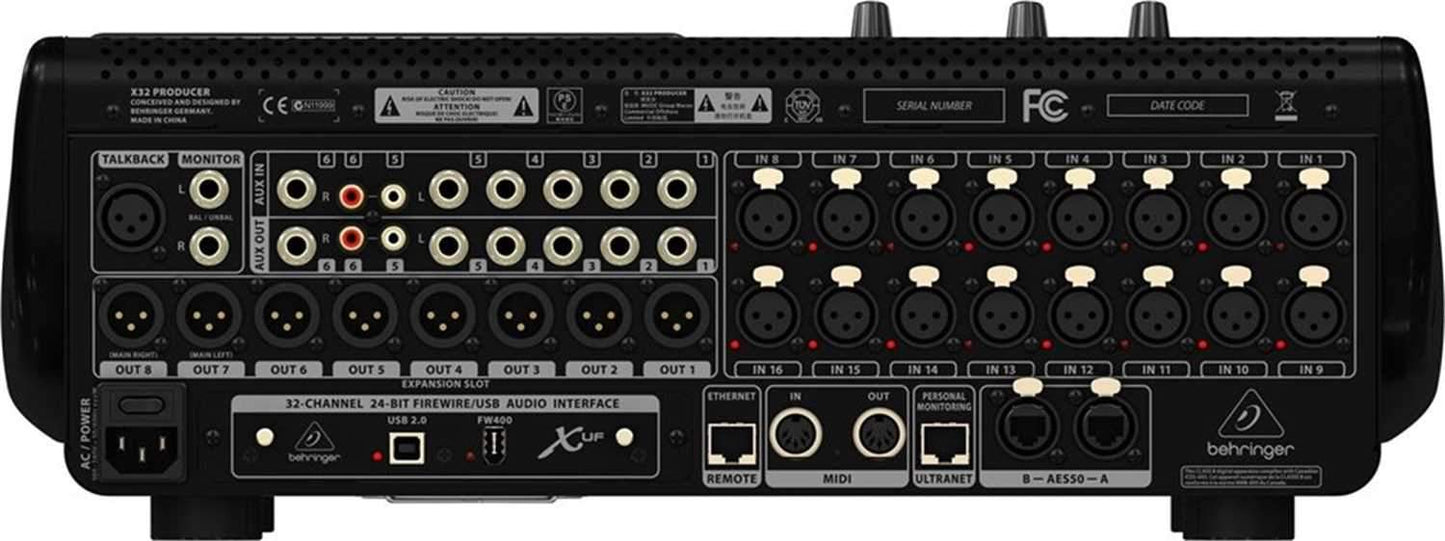 Behringer X32 Producer 40-Input Digital Mixer with Gator Bag - PSSL ProSound and Stage Lighting