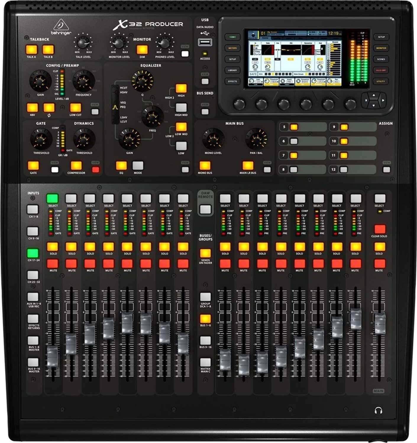 Behringer X32 Producer 40-Input Digital Mixer with Gator Bag - PSSL ProSound and Stage Lighting