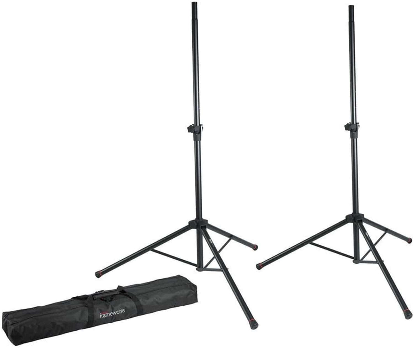 QSC K8.2 Powered Speakers (x2) & KS112 Subwoofer with Gator Stands - PSSL ProSound and Stage Lighting