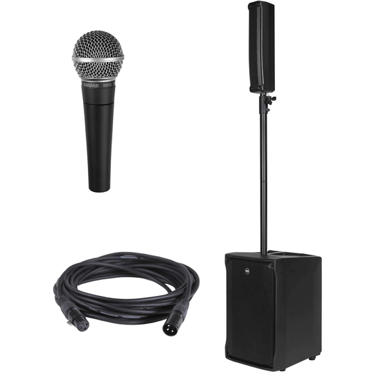RCF Evox JMix 8 Powered Array System with Shure SM58 Mic - PSSL ProSound and Stage Lighting