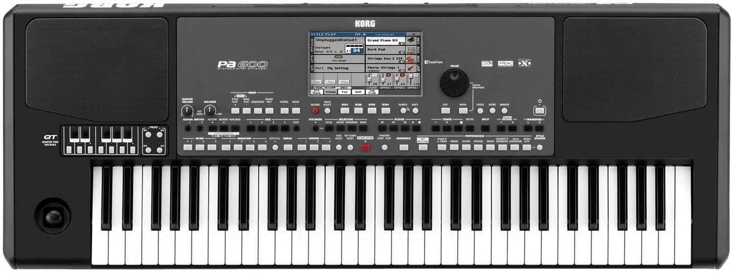 Korg PA600 61-Key Professional Arranger Keyboard - PSSL ProSound and Stage Lighting