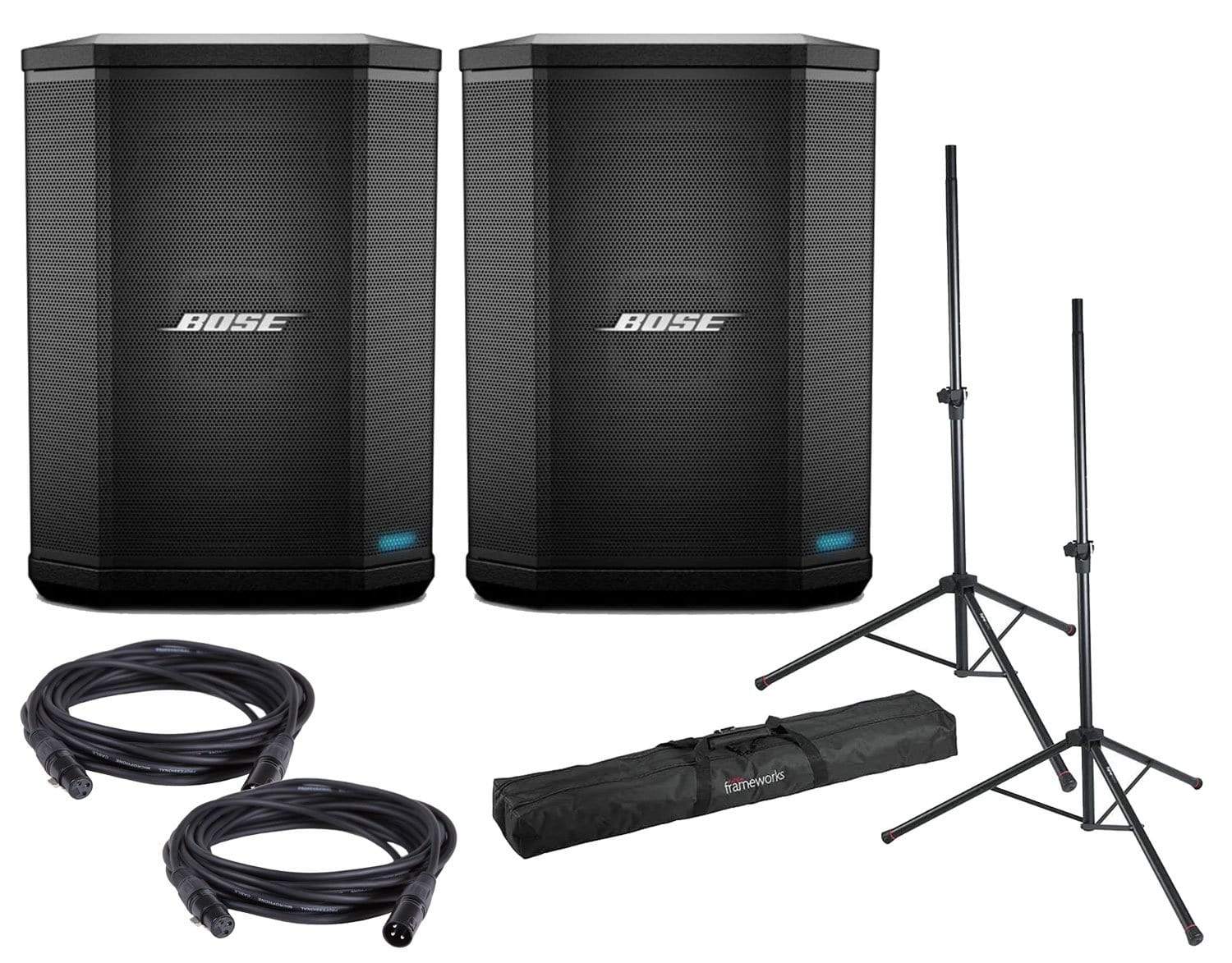 Bose S1 Pro Multi-Position PA System Pair with Stands - PSSL ProSound and Stage Lighting