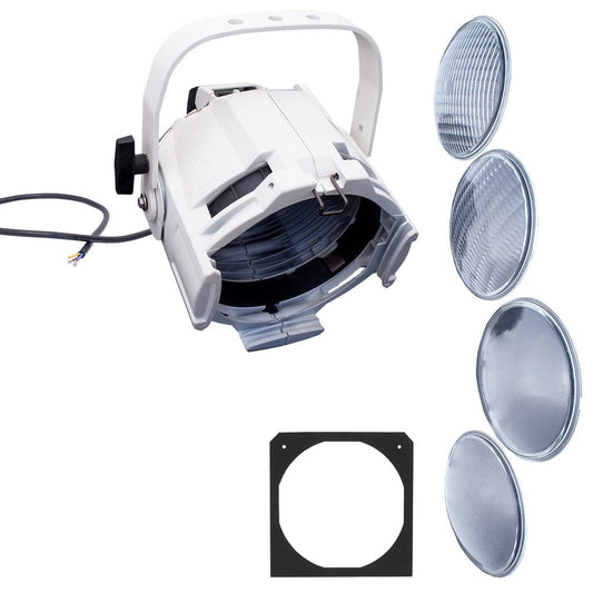 Leviton PARML-00W Multi-Lens PAR fixture, White, Bare Wires - PSSL ProSound and Stage Lighting
