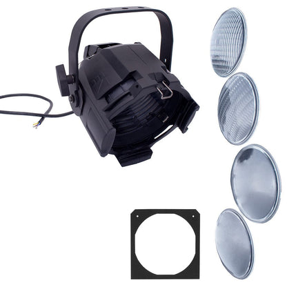 Leviton PARML-00B Multi-Lens PAR fixture, Black, Bare Wires - PSSL ProSound and Stage Lighting