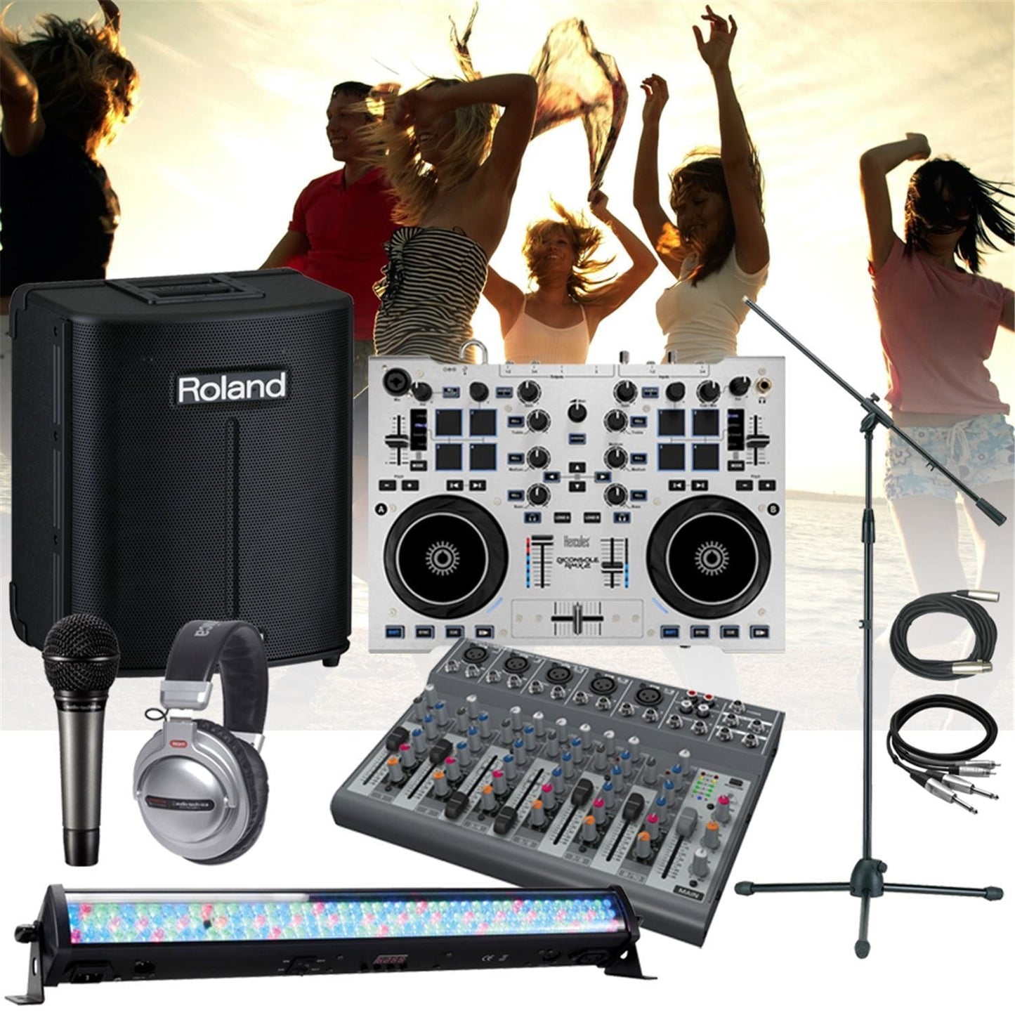 Large Battery Powered Fully Prtble Party Package - PSSL ProSound and Stage Lighting