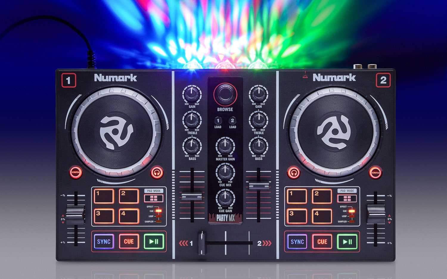 Numark Party Mix DJ Controller & Interface - PSSL ProSound and Stage Lighting