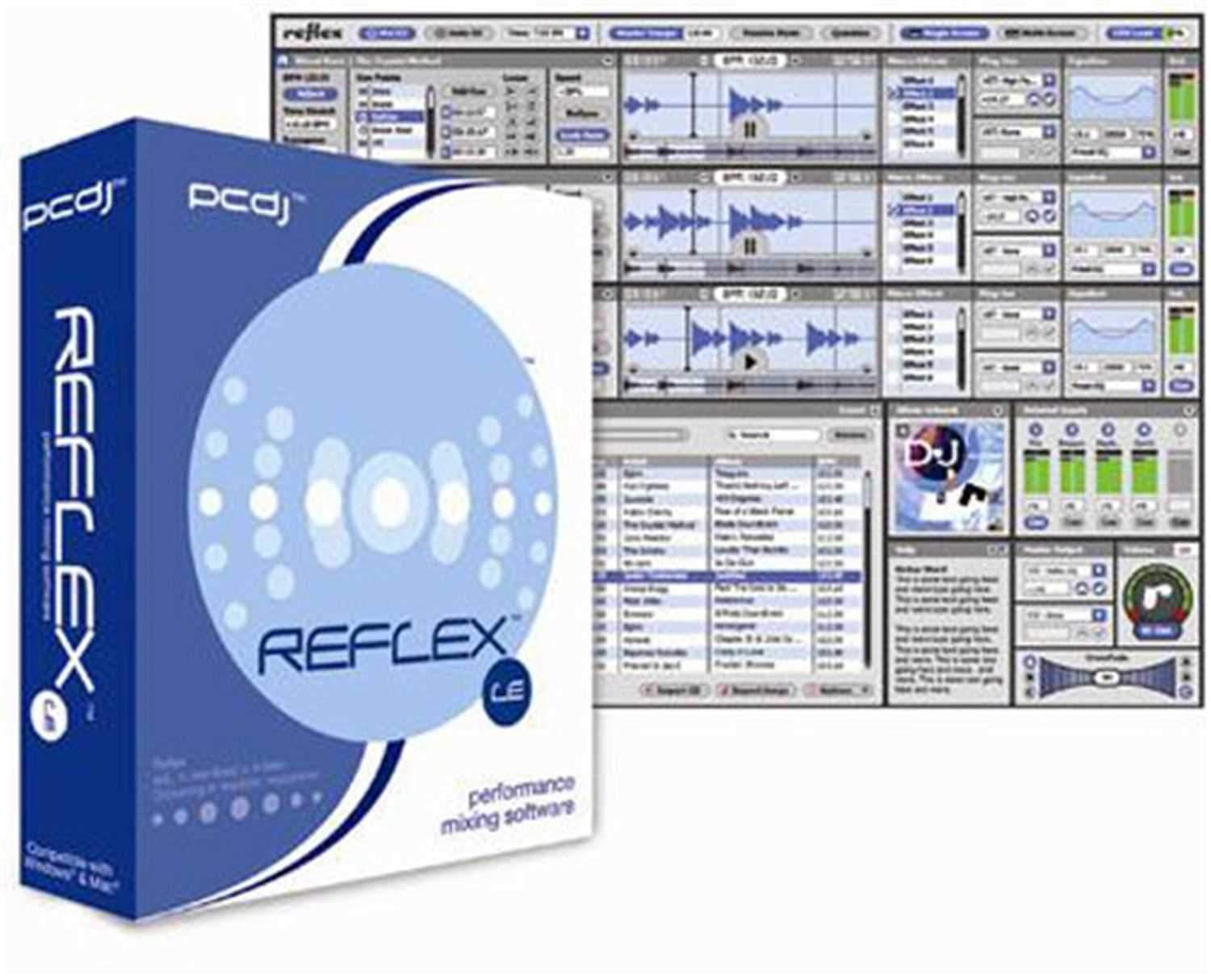 PCDJ-Reflex DJ Software With Time Code Vinyl - PSSL ProSound and Stage Lighting