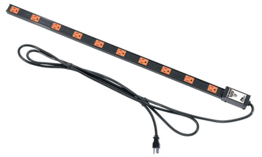 Mid Atlantic PDT1015CNS 15Amp 10 Outlet Pwr Strip - PSSL ProSound and Stage Lighting