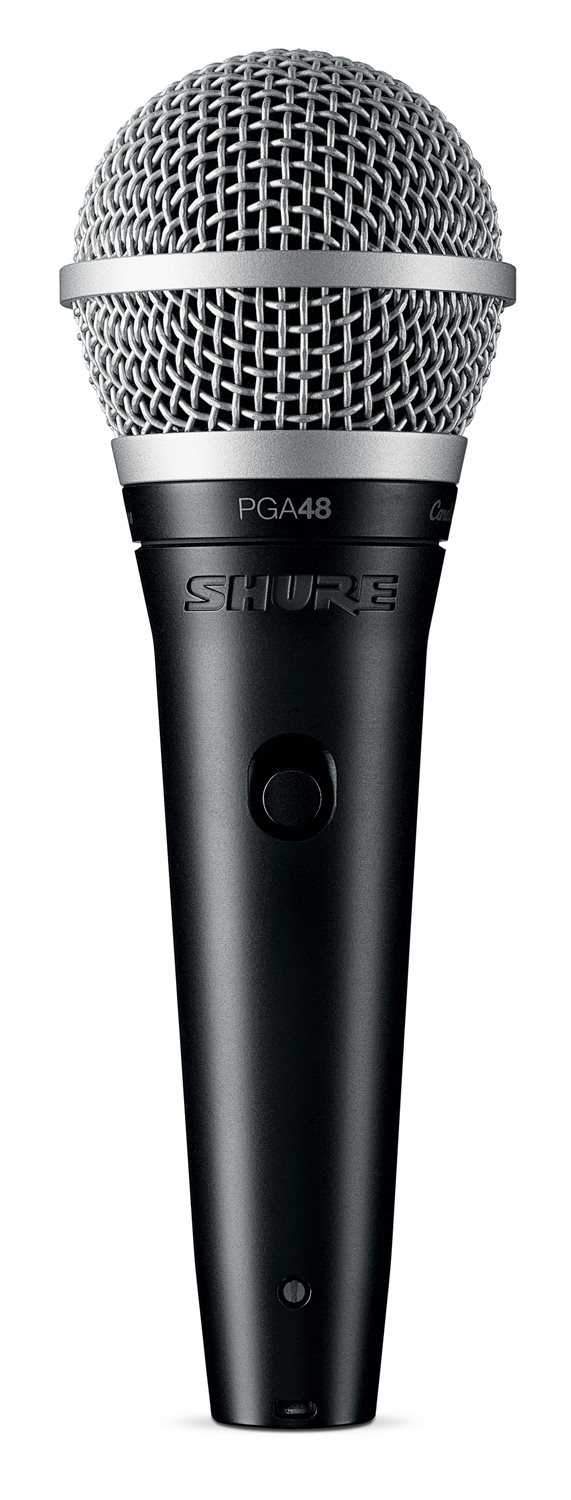 Shure PGA48 Dynamic Vocal Mic with XLR-QTR Cable - PSSL ProSound and Stage Lighting