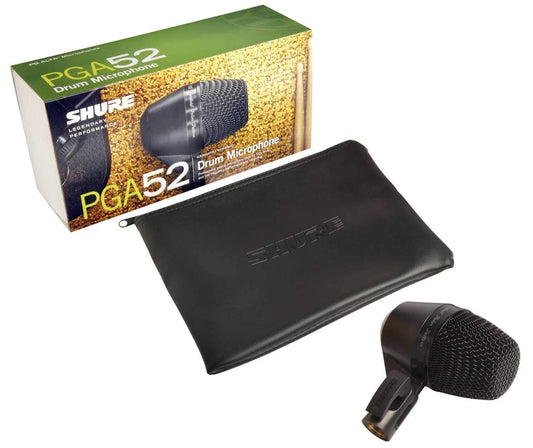 Shure PGA52-LC Dynamic Kick Drum Mic - No Cable - PSSL ProSound and Stage Lighting