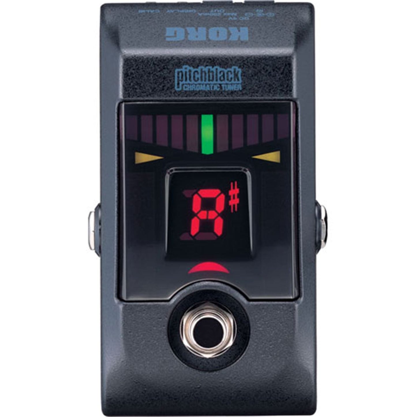 Korg PITCHBLACK Chromatic Guitar Pedal Tuner - PSSL ProSound and Stage Lighting