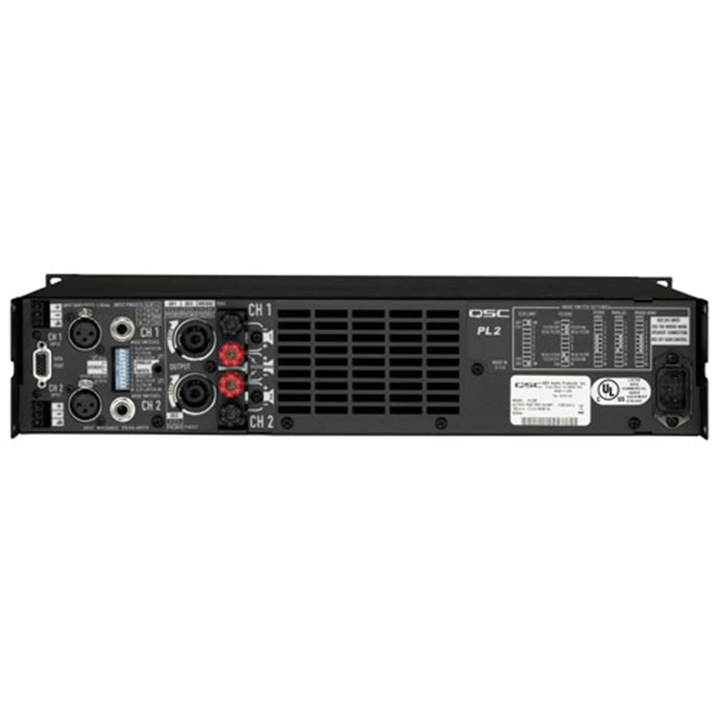 QSC PL224 PL2 Series Power Amp 440W @ 8 ohms - PSSL ProSound and Stage Lighting