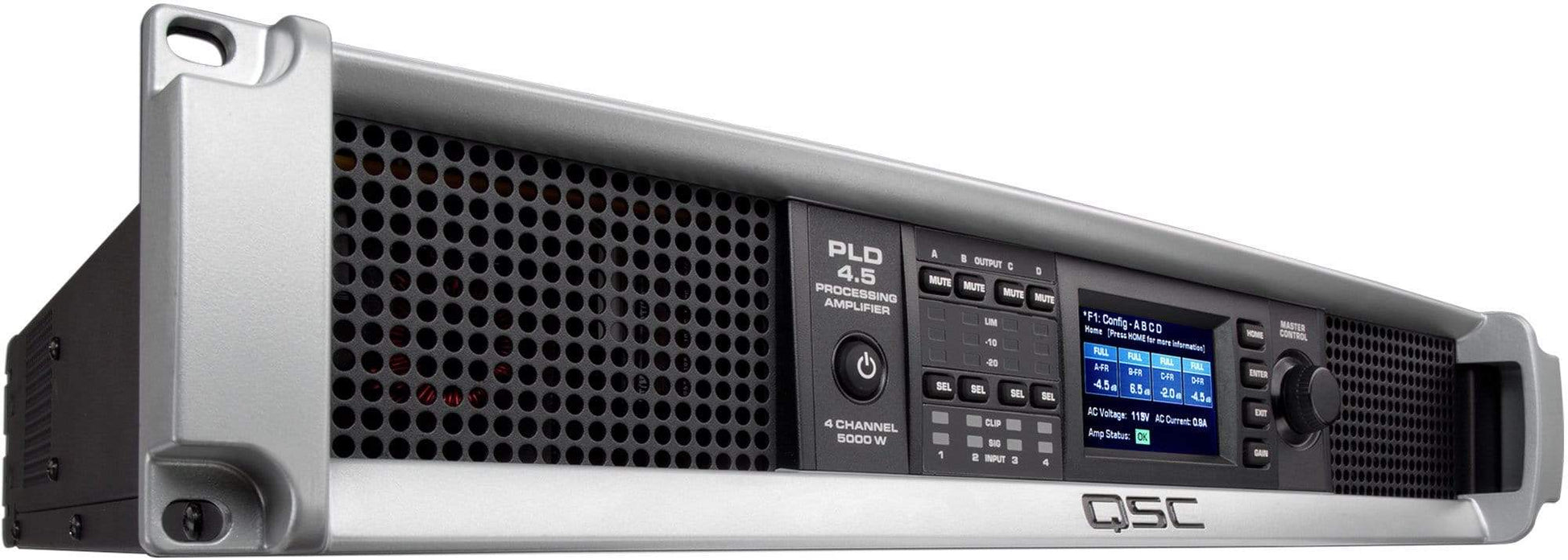 QSC PLD4.5 4-Channel 1150w Power Amplifier - PSSL ProSound and Stage Lighting