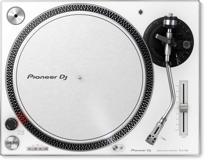Pioneer PLX-500-W White Direct Drive Turntable - PSSL ProSound and Stage Lighting