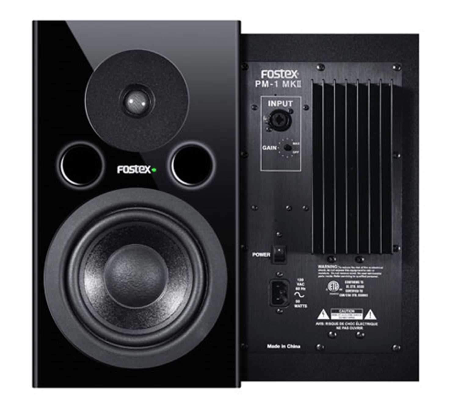 Fostex PM-1-MKII 6.5in Active Studio Monitors Pa - PSSL ProSound and Stage Lighting