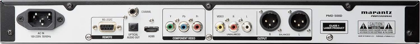 Marantz Pro PMD-500D DVD/SD/USB Video Player - PSSL ProSound and Stage Lighting