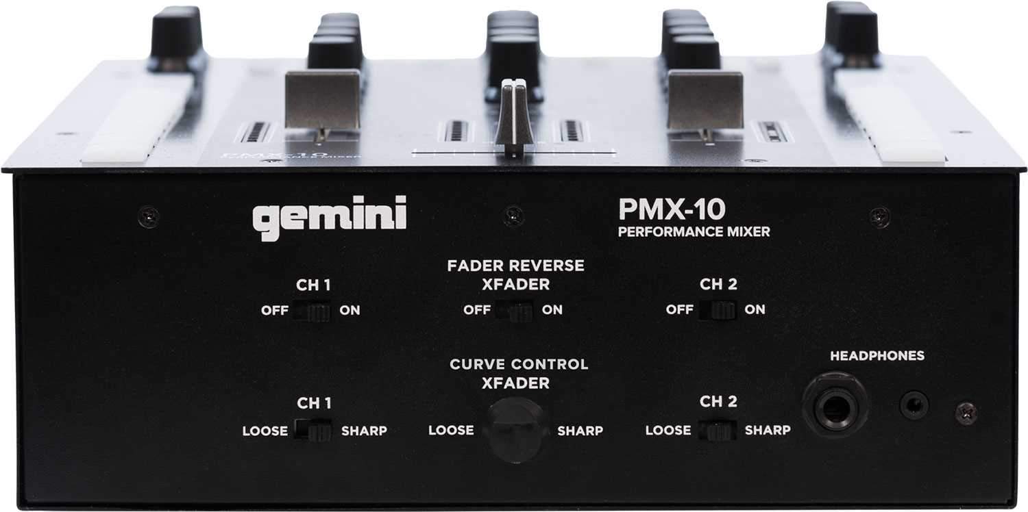 Gemini PMX-10 2 Channel DJ Mixer & Midi Controller | PSSL ProSound 