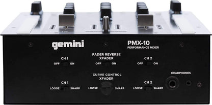 Gemini PMX-10 2 Channel DJ Mixer & Midi Controller - PSSL ProSound and Stage Lighting