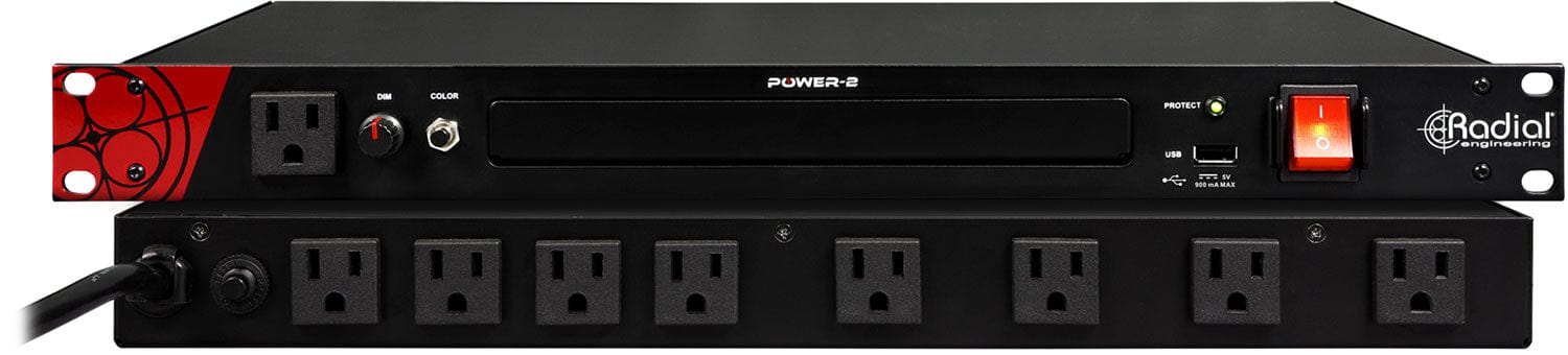 Radial Power-2 Surge Suppressor & Power Conditioner w/ LED - PSSL ProSound and Stage Lighting