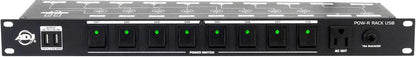 ADJ American DJ POW-R BAR RACK USB Rack Mount Power Center - PSSL ProSound and Stage Lighting
