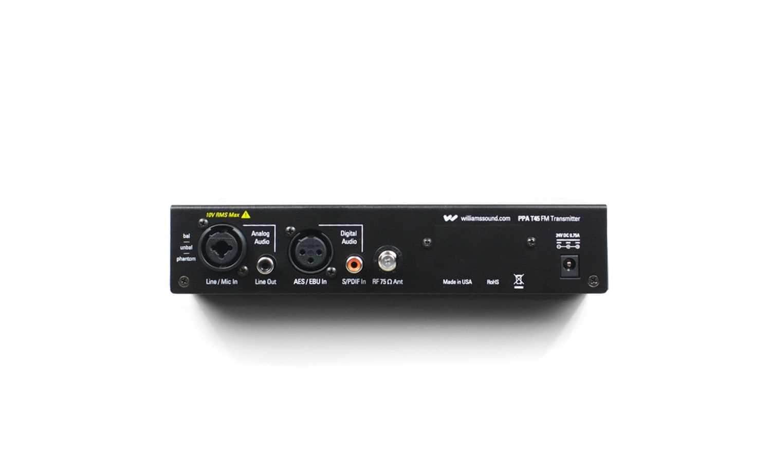Williams Sound PPA T45 FM Base-Station Transmitter - PSSL ProSound and Stage Lighting