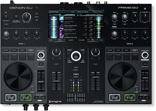 Denon DJ Prime Go Battery-Powered 2-Channel DJ Controller w/ 7" Touchscreen - PSSL ProSound and Stage Lighting
