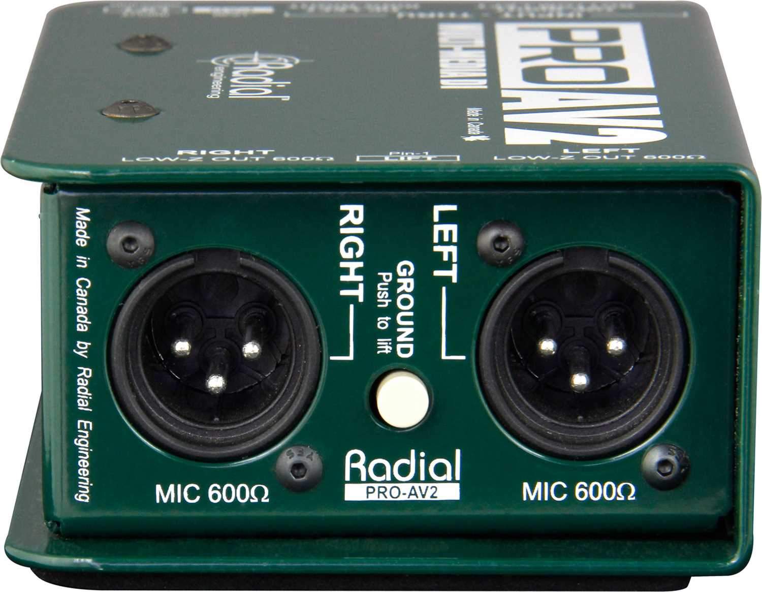 Radial ProAV2 Passive 2-Channel Multimedia DI - PSSL ProSound and Stage Lighting