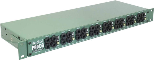 Radial ProD8 8Ch Passive Rack DI for Keyboards - PSSL ProSound and Stage Lighting