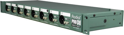 Radial ProD8 8Ch Passive Rack DI for Keyboards - PSSL ProSound and Stage Lighting