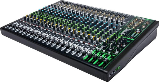 Mackie ProFX22v3 22-Channel 4-Bus Effects Mixer with USB - PSSL ProSound and Stage Lighting