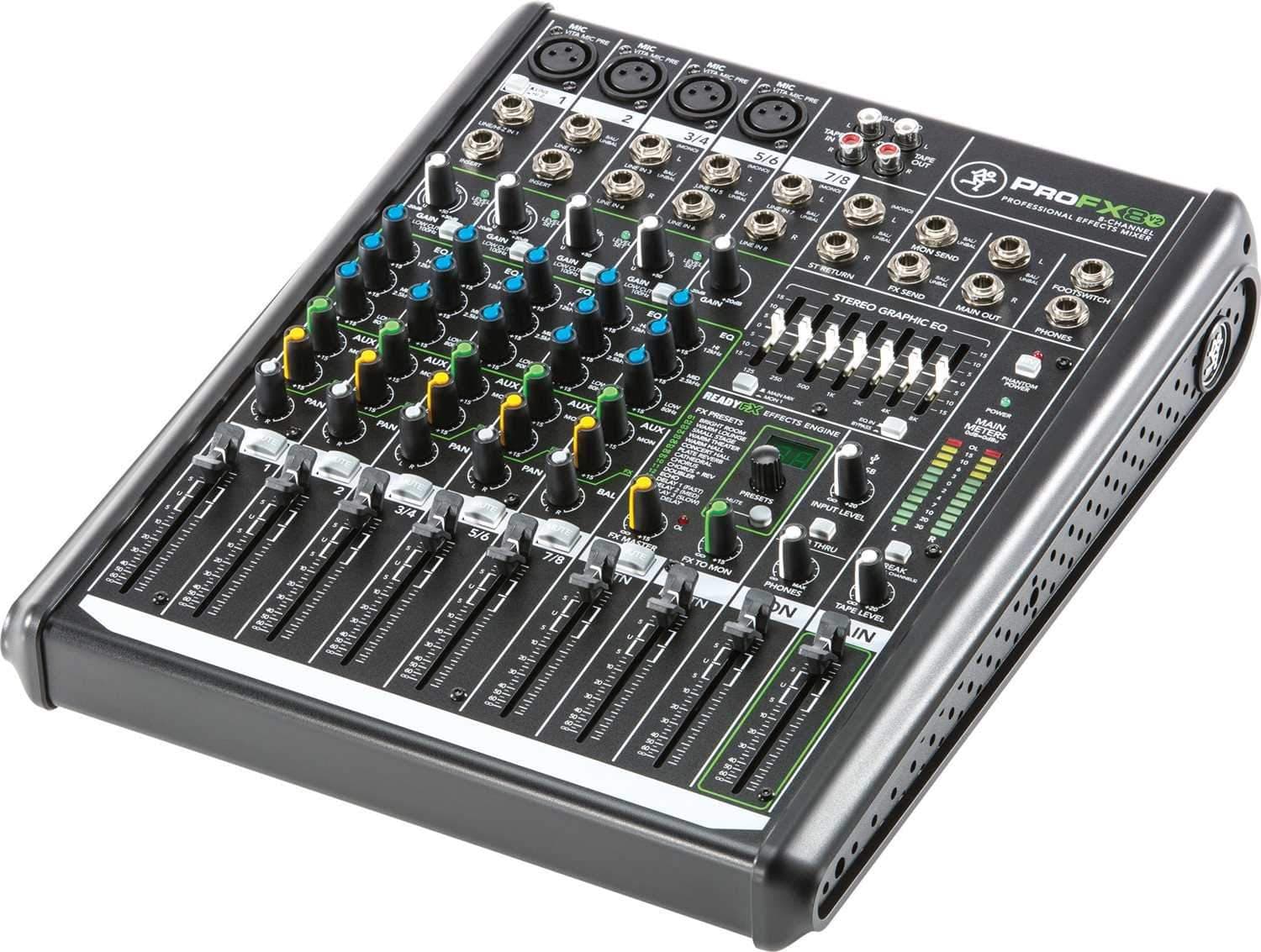 Mackie ProFX8v2 8-Channel PA Mixer with USB & FX - PSSL ProSound and Stage Lighting