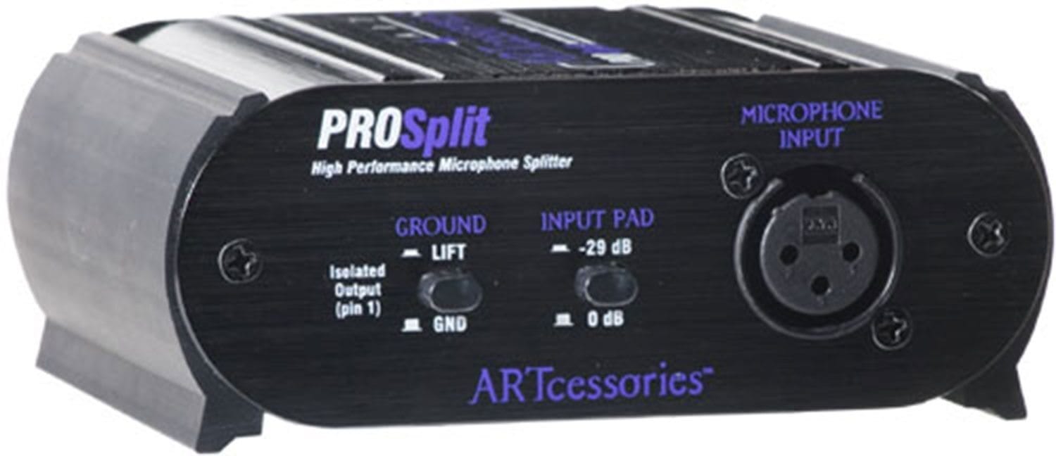 ART PROSPLIT High Performance 2-Way Mic Splitter - PSSL ProSound and Stage Lighting
