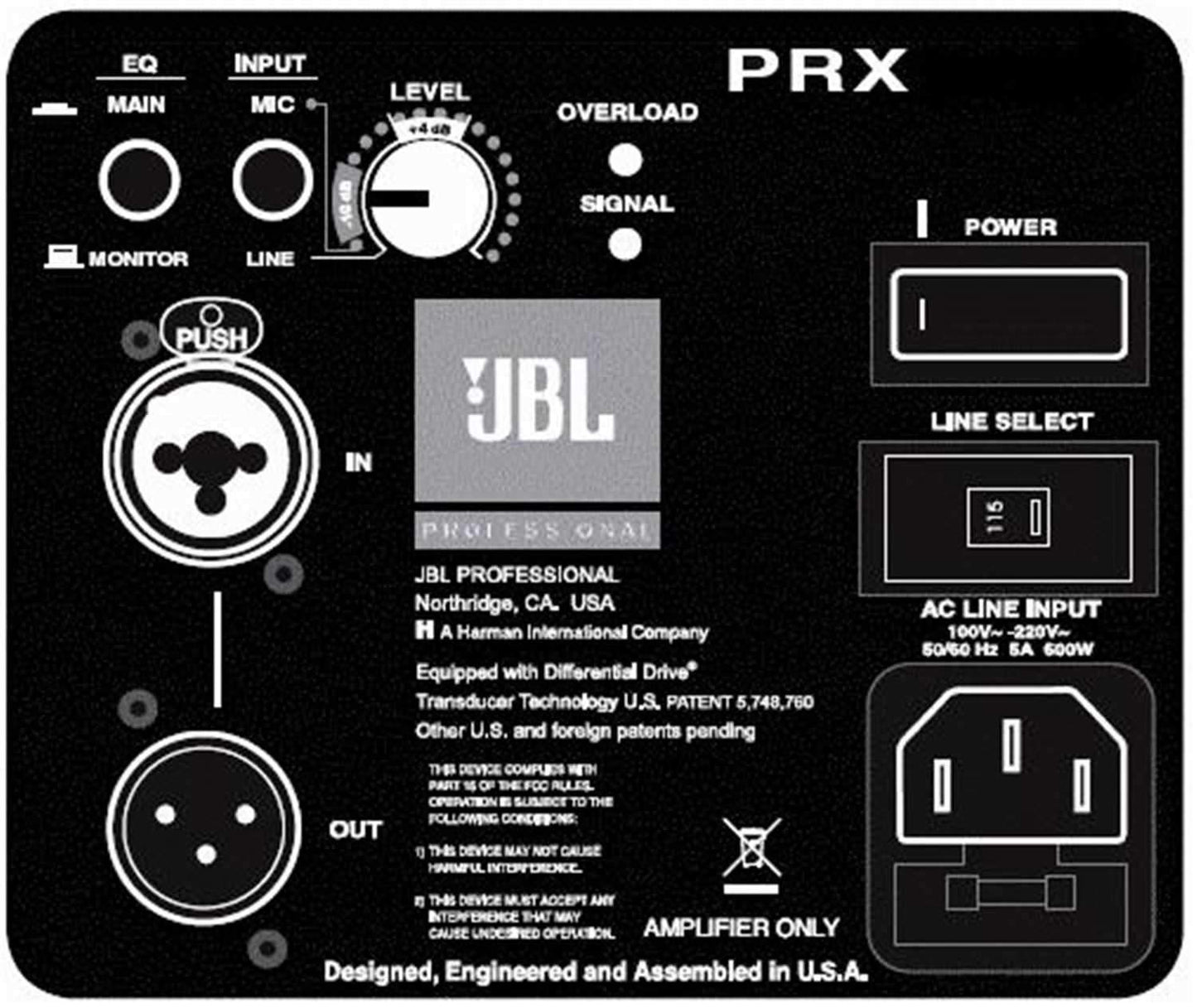 JBL PRX515 15In 2-Way Powered Speaker - PSSL ProSound and Stage Lighting