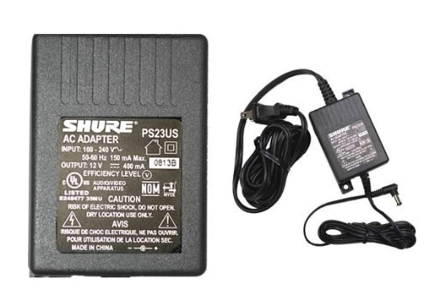 Shure PS-23 120 V Power Supply Adapter - PSSL ProSound and Stage Lighting