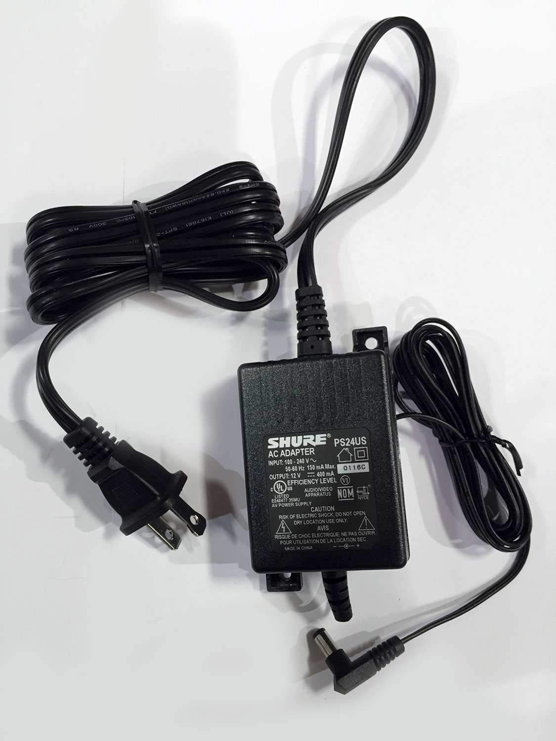 Shure PS24US Replacement In-Line US Power Supply - PSSL ProSound and Stage Lighting