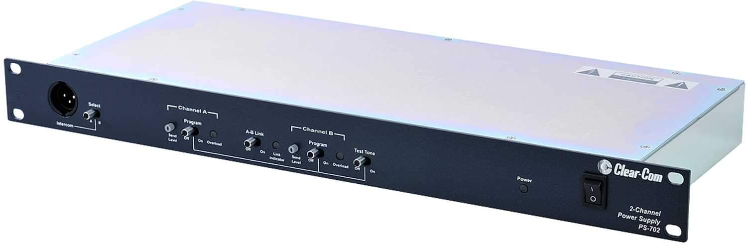 Clear-Com PS-702 2-Channel Rack Mount Power Supply - PSSL ProSound and Stage Lighting