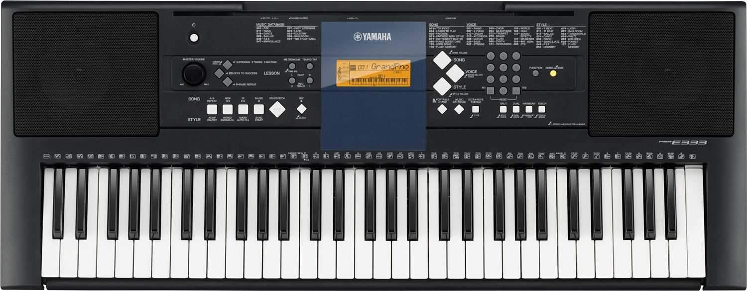 Yamaha PSR-E333 - 61 Key Portable Keyboard - PSSL ProSound and Stage Lighting