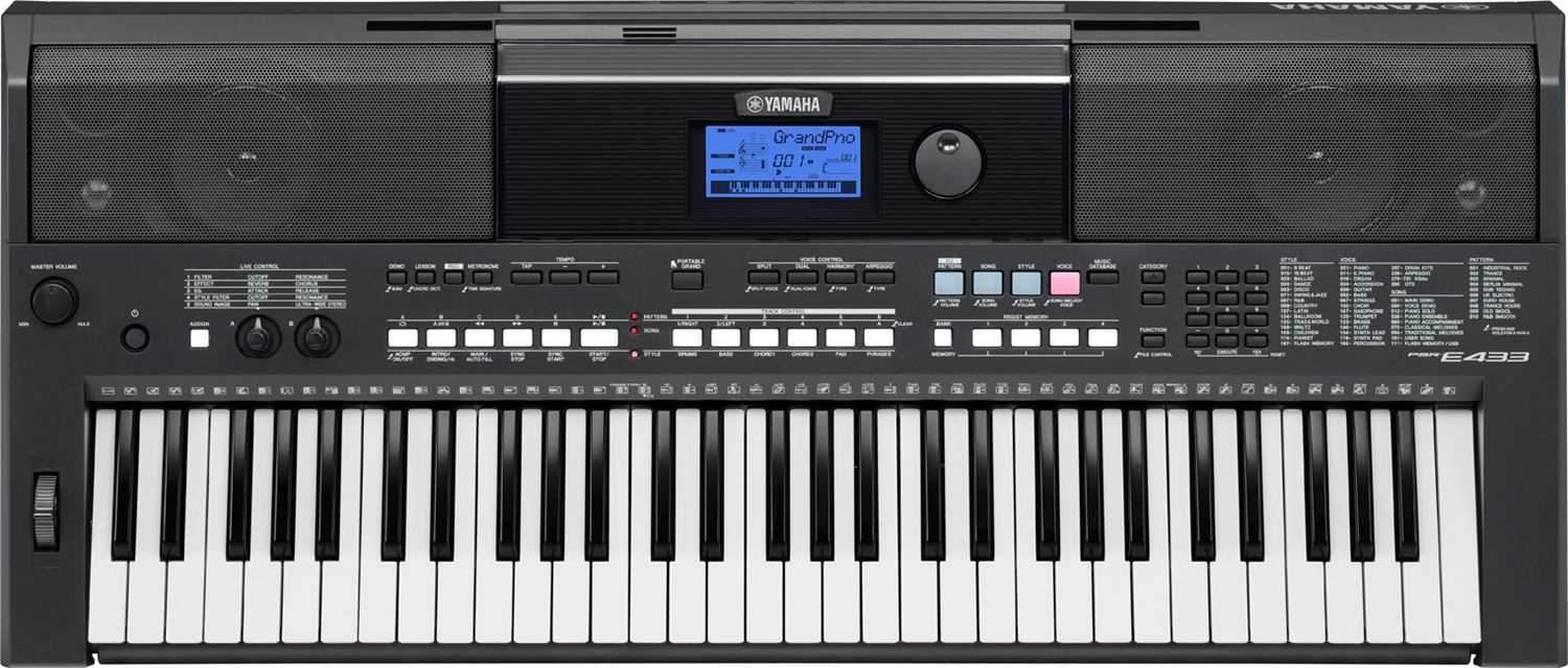 Yamaha PSR-E433 Entry-Level Portable Keyboard - PSSL ProSound and Stage Lighting