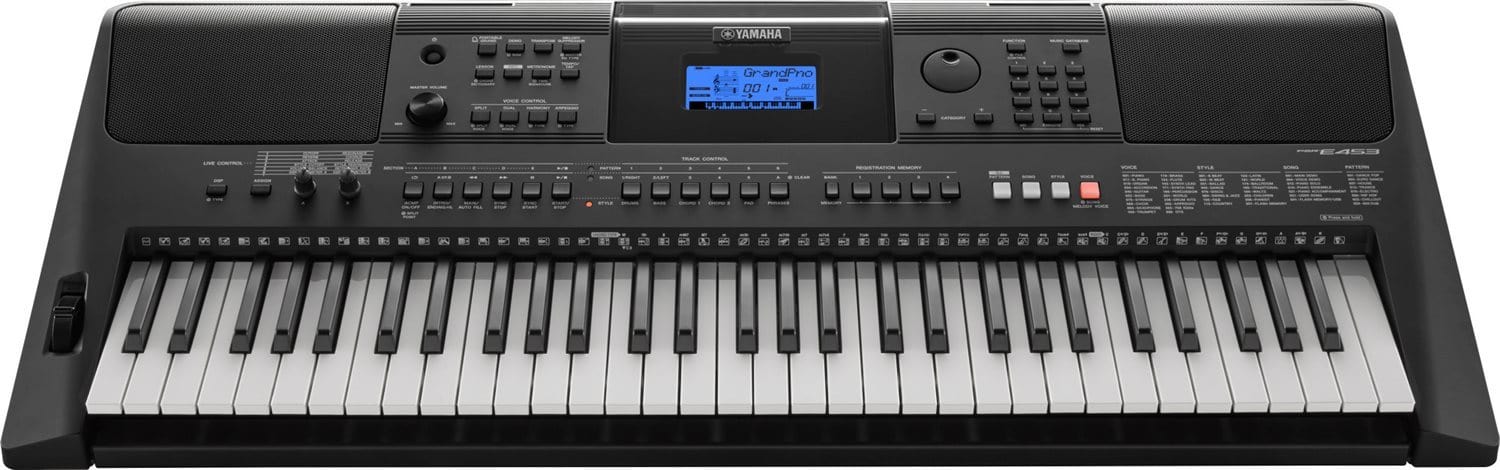 Yamaha PSRE453 61-Key High-Level Portable Keyboard - PSSL ProSound and Stage Lighting