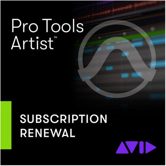 Pro Tools Artist - 1-year Subscription RENEWAL - PSSL ProSound and Stage Lighting