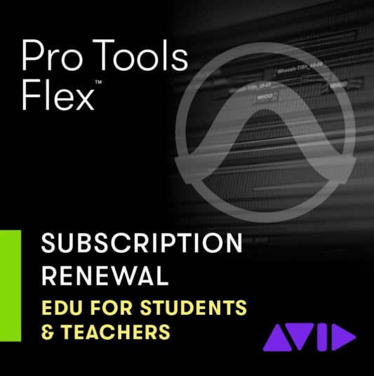 Pro Tools FLEX 1-Year Subscription RENEWAL- Educational Version for Students and Teachers - PSSL ProSound and Stage Lighting