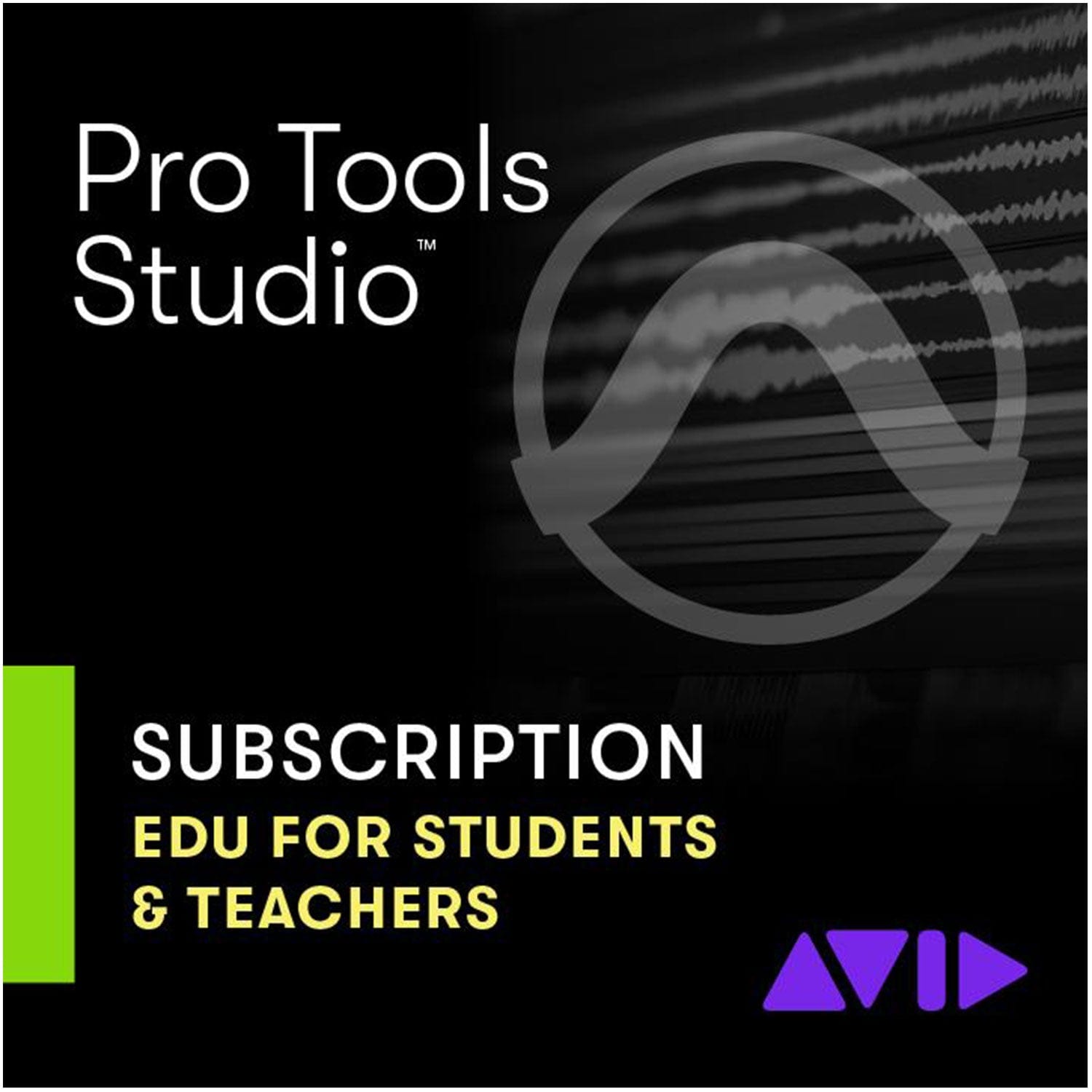 Pro Tools Studio 1-Year Subscription- Educational Version for Students and Teachers - PSSL ProSound and Stage Lighting