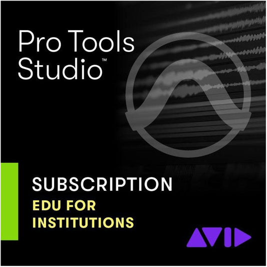 Pro Tools Studio 1-Year Subscription- Educational Version for Institutions - PSSL ProSound and Stage Lighting